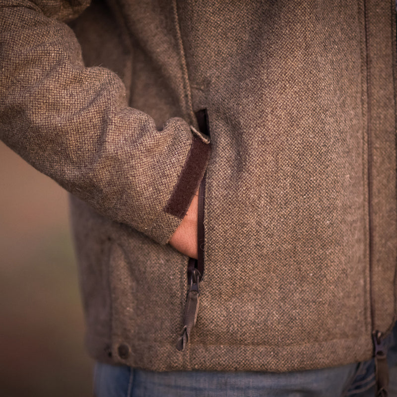 STS Ranchwear Men's Tan Tweed Stone Jacket