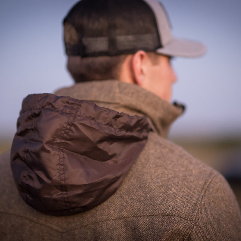 STS Ranchwear Men's Tan Tweed Stone Jacket