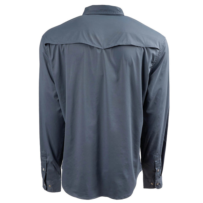 STS Ranchwear Men's Slate Blue Fischer Performance Shirt