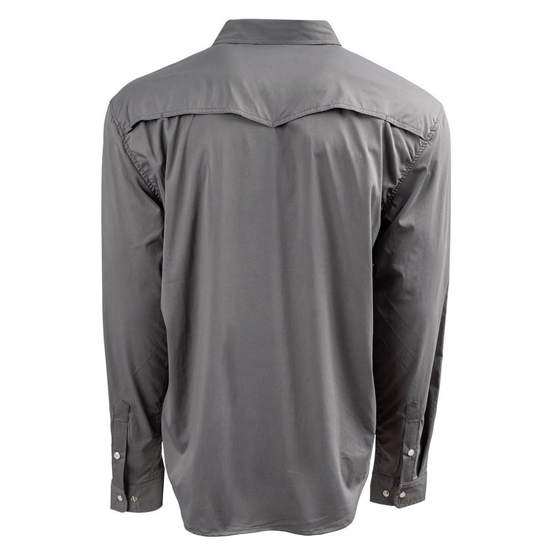 STS Ranchwear Men's Grey Fischer Long Sleeve Shirt