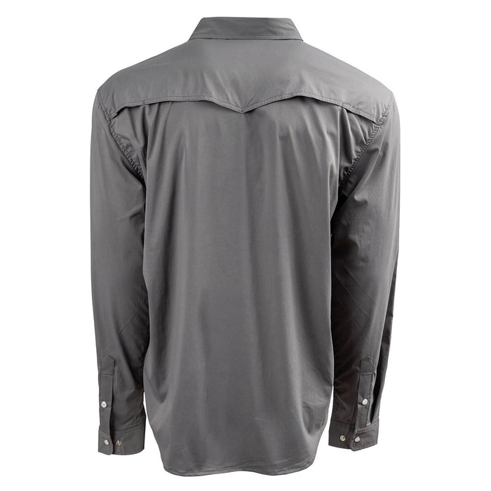 STS Ranchwear Men's Grey Fischer Long Sleeve Shirt