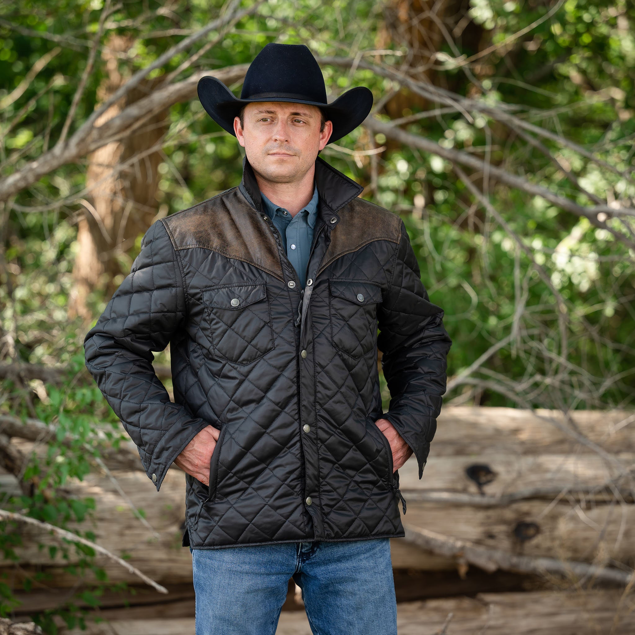 STS Ranchwear Men's Black Ransom Jacket