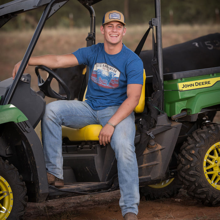 STS Ranchwear Men's Bull Americana Tee
