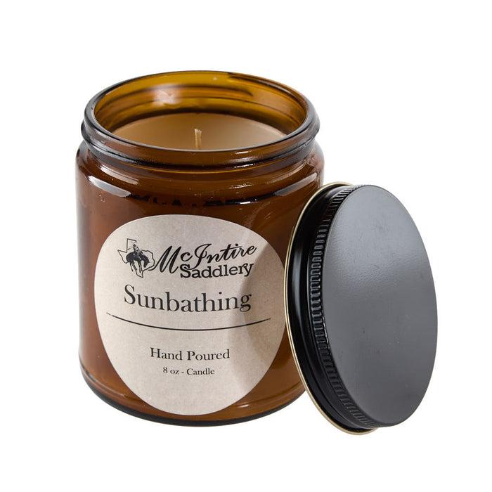 Mcintire Saddlery Sunbathing 8oz Candle