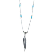 NRS Sterling SIlver Feather Necklace