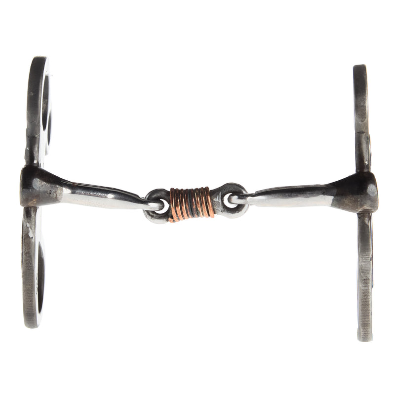 White`S Bits And Spurs Silver Engraved Snaffle Dog Bone Short Shank Bit