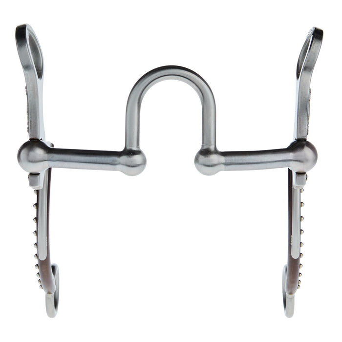Tom Balding Bits Switchback Silverado Silver Floral Shank Bit
