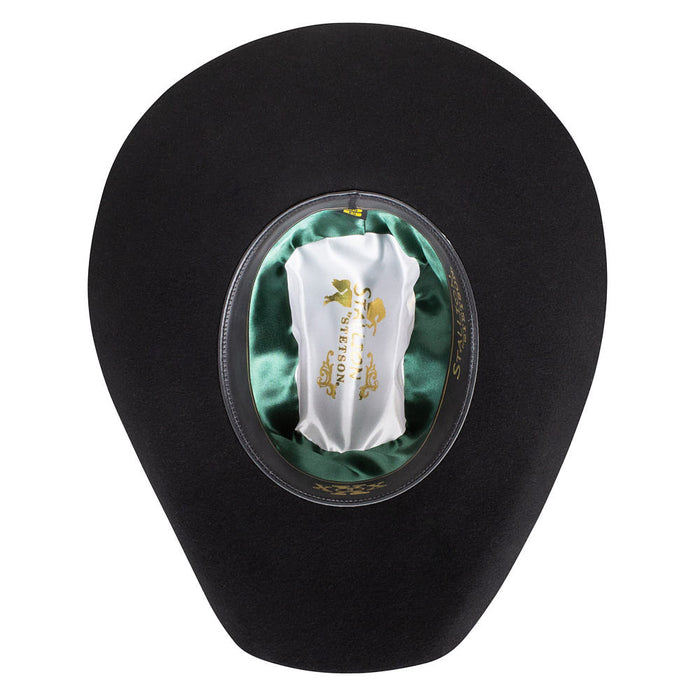 Stetson Hats 3X Black Fullerton 4 1/4in Brim Precreased Hat