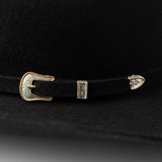 Stetson Hats Black Oakridge Felt Hat