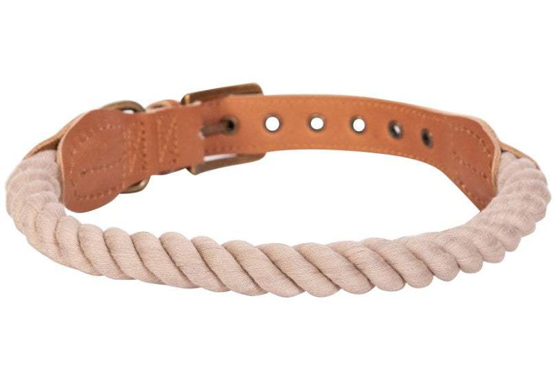 Wrangler Ivory Rope Dog Collar