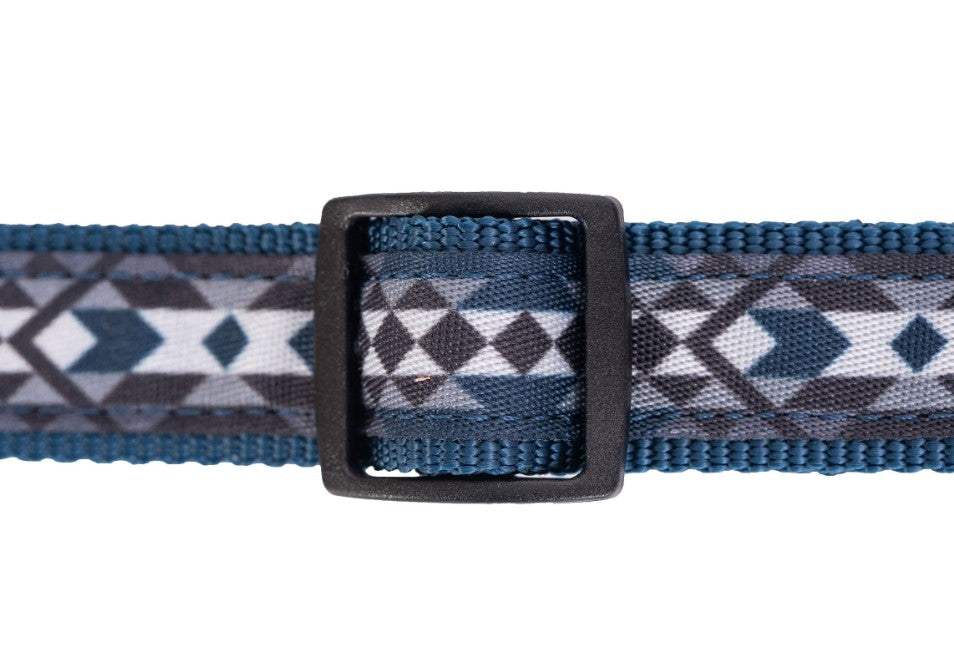 Wrangler Southwest Overlay Blue Dog Collar
