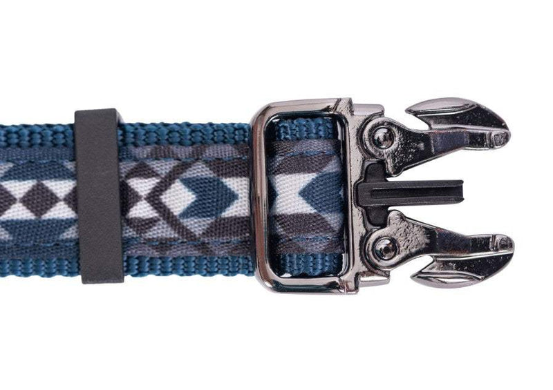 Wrangler Southwest Overlay Blue Dog Collar