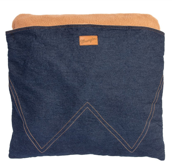 Wrangler Denim Envelope Snuggle Dog Bed