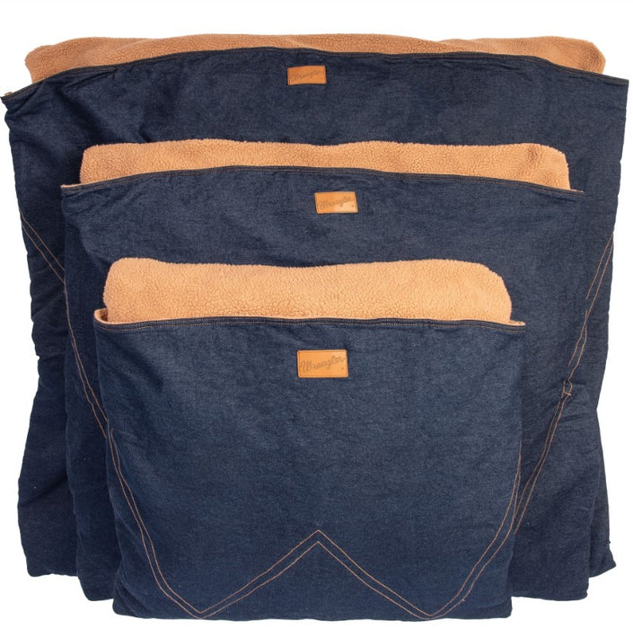 Wrangler Denim Envelope Snuggle Dog Bed
