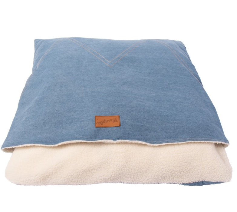 Wrangler Denim Envelope Snuggle Dog Bed