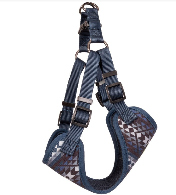 Wrangler Blue Southwest Sherpa Comfort Dog Harness