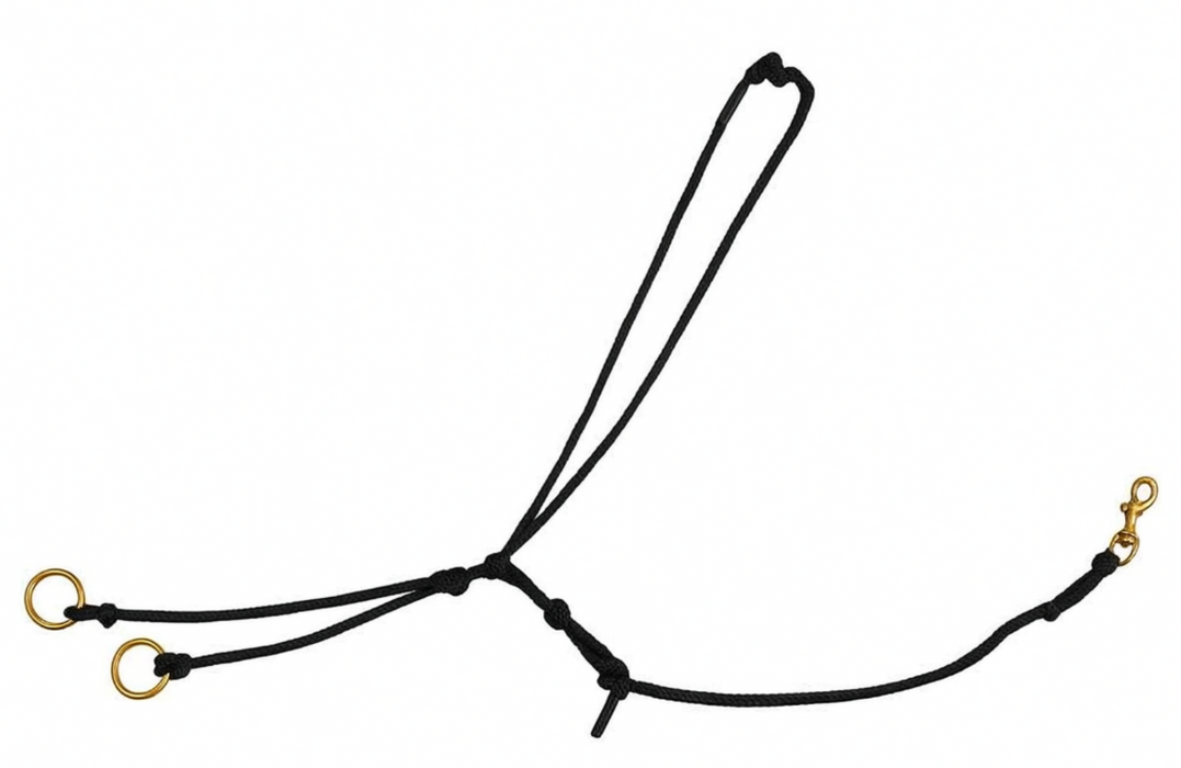 Jerry Beagley Braiding Company String Martingale w/Neck Rope