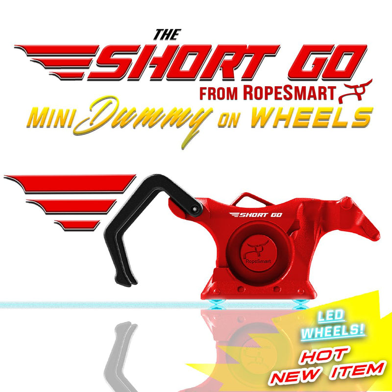 Ropesmart Short Go LED Light Roping Dummy on Wheels