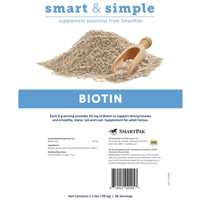 Smartequine Smart & Simple Biotin 1.1 lb Bag
