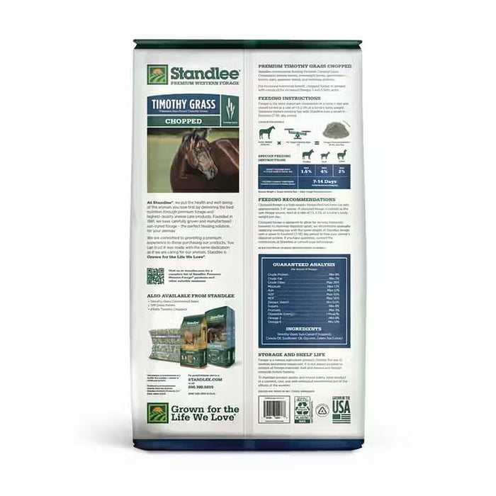 Standlee Premium Western Forage Timothy Chopped Forage 25lb