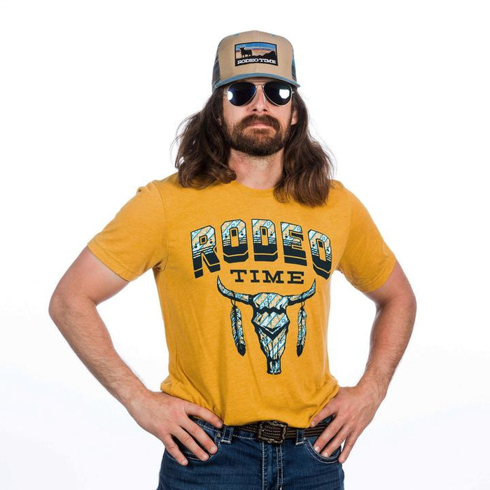 Dale Brisby Mustard Rodeo Time Tribal Tee