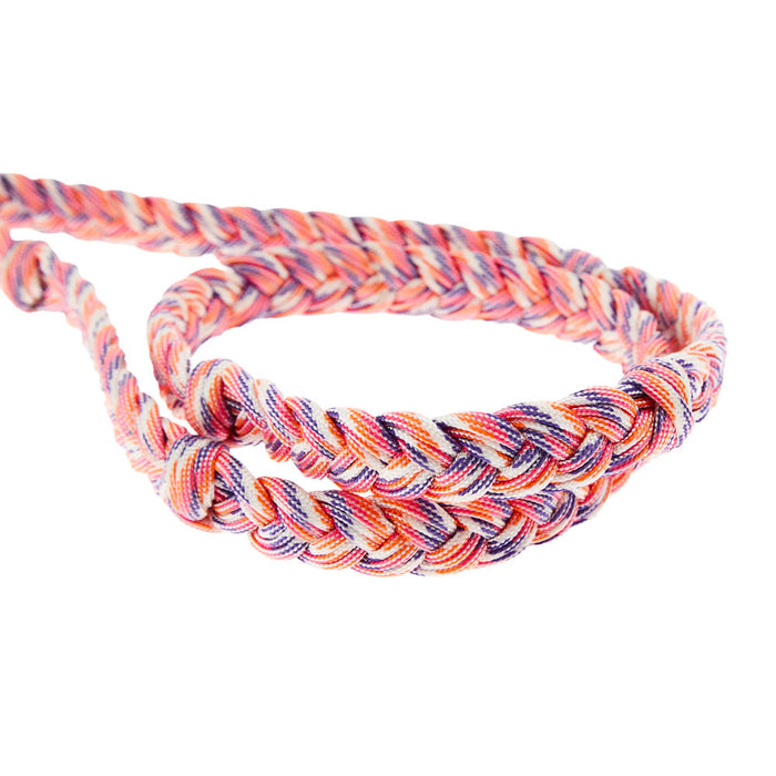 Tomahawk Orange Nylon Knot 3 Plait Rein
