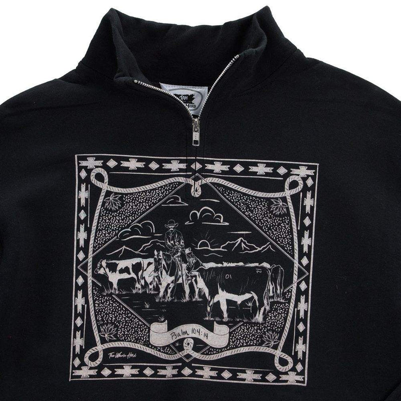 The Whole Herd Women's Psalm 104:14 Quarter Zip Pullover