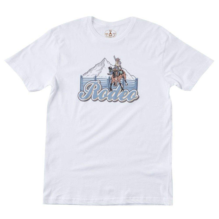 The Whole Herd Womens Rocky Mountain Bucker Tee