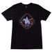 The Whole Herd Women's Electric Cowgirl Black Tee