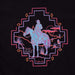 The Whole Herd Women's Electric Cowgirl Black Tee