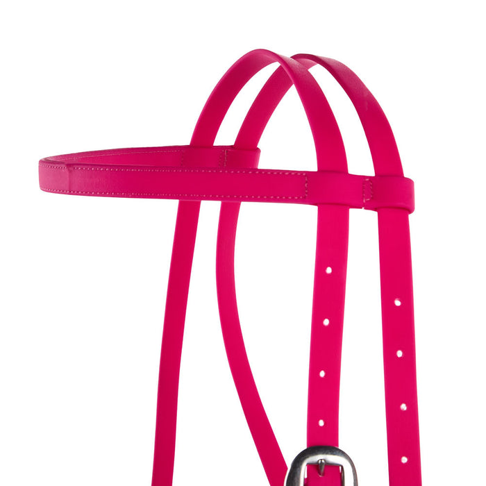 Tomahawk Biothane Pink Browband Headstall