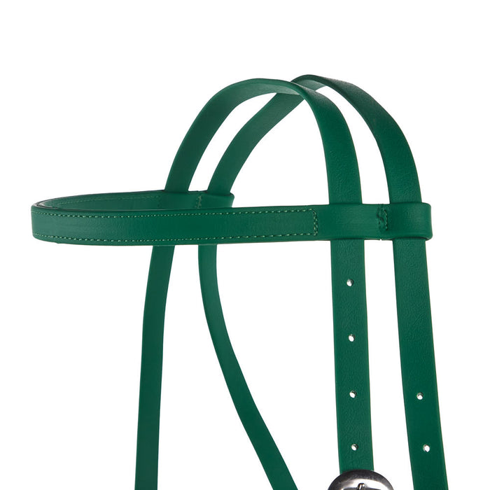Tomahawk Biothane Hunter Green Browband Headstall