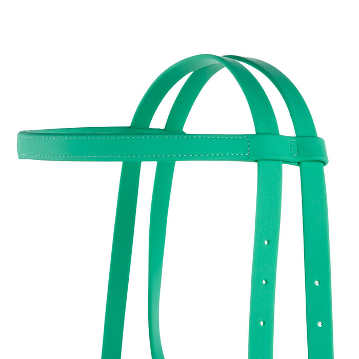 Tomahawk Biothane Bright Green Browband Headstall