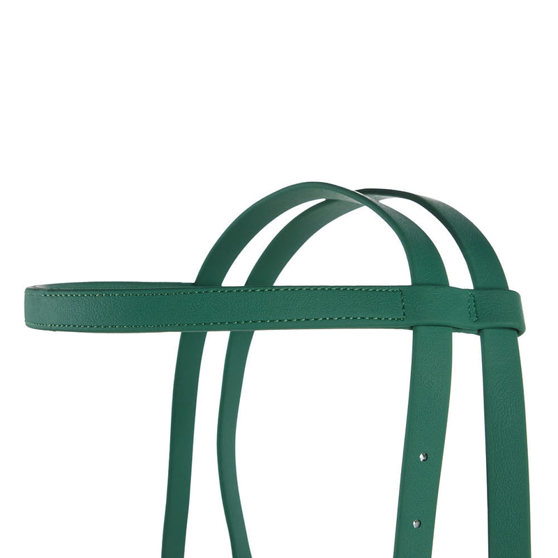 Tomahawk Biothane Green Browband Headstall