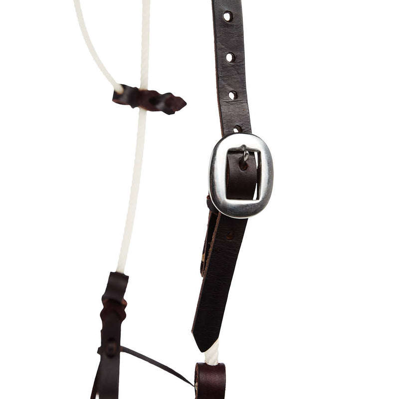 Tomahawk Leather/Rope Slide Ear Headstall