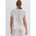 Entro Women's White Sleeveless Top