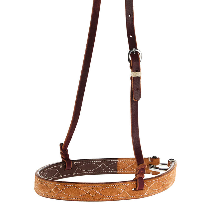 Tomahawk Roughout Noseband with Boot Stitch