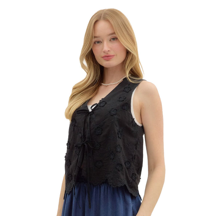 Entro Women's Black Fashion Top