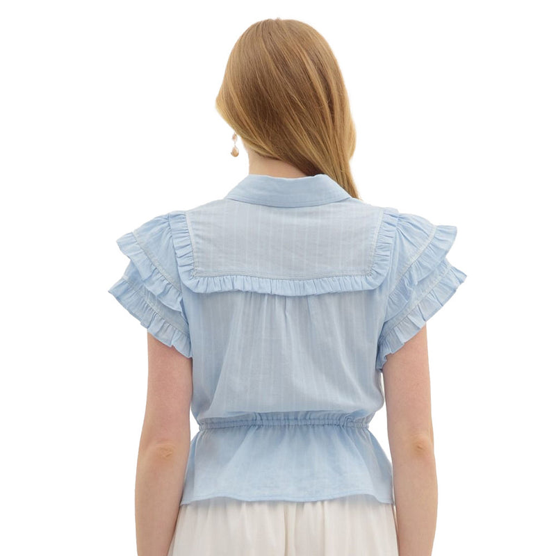 Entro Women's Blue Top