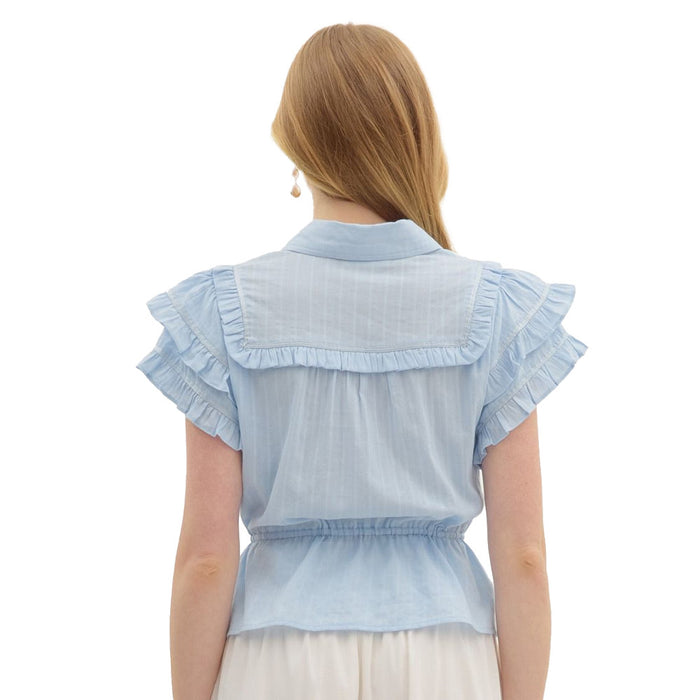 Entro Women's Blue Top