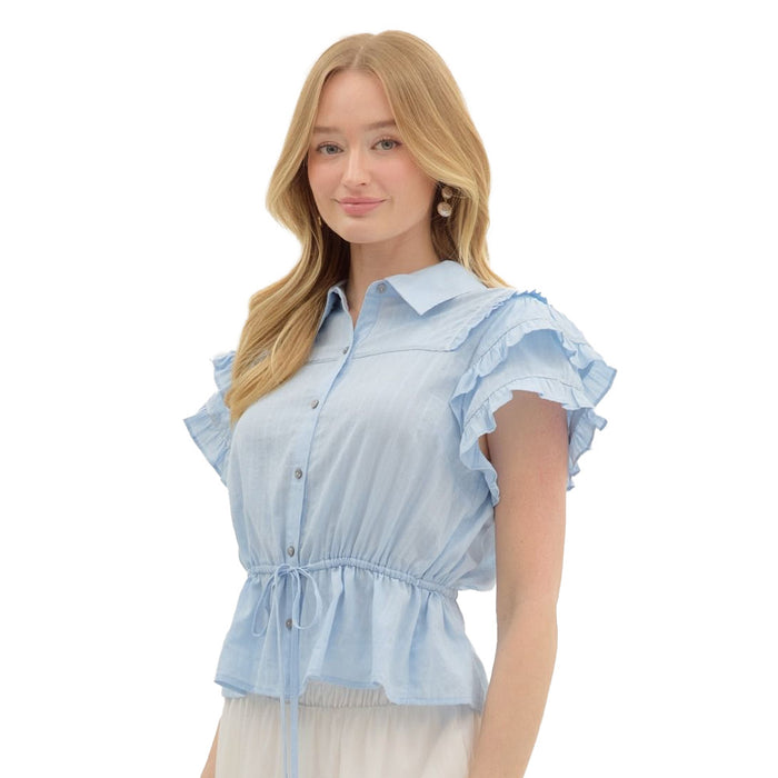 Entro Women's Blue Top