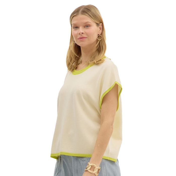 Entro Women's Cream Top