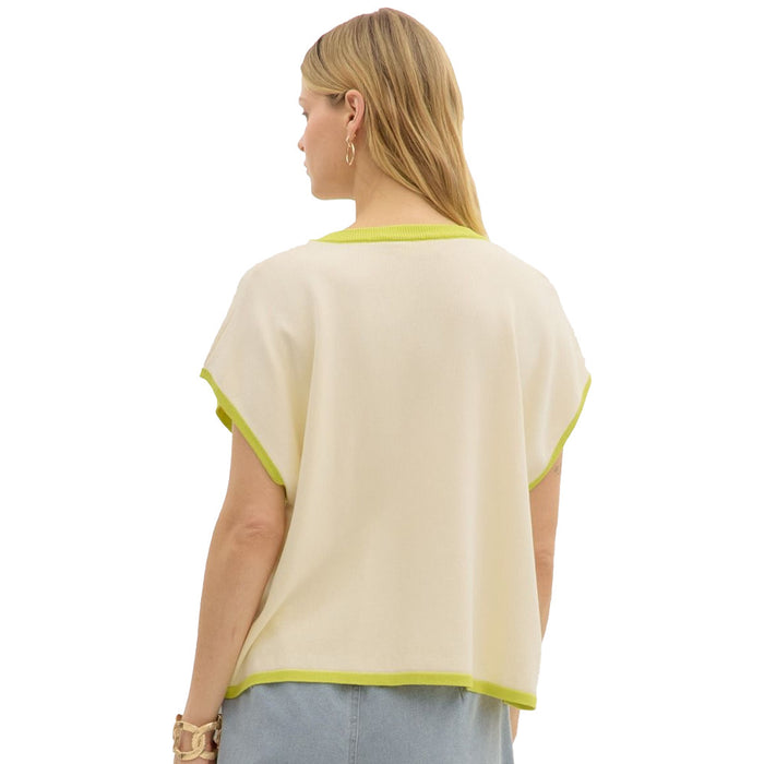 Entro Women's Cream Top