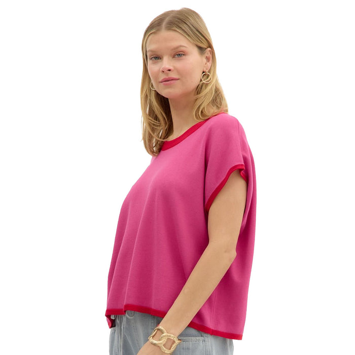 Entro Women's Pink Top
