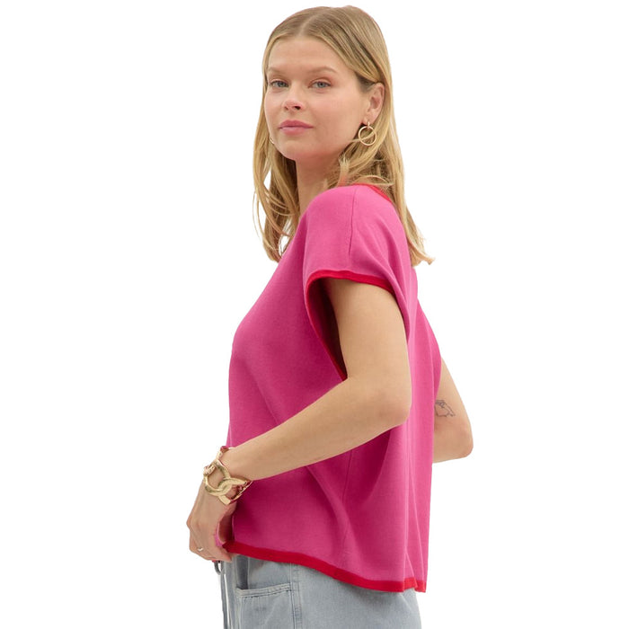 Entro Women's Pink Top