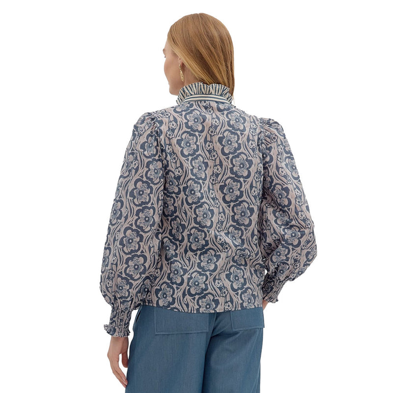 Entro Women's Midnight Print Long Sleeve Top