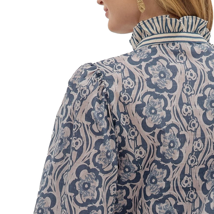Entro Women's Midnight Print Long Sleeve Top
