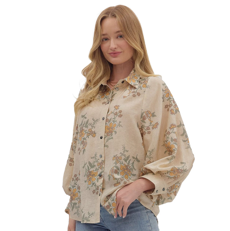 Entro Women's Ecru Top