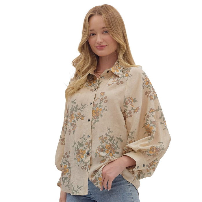 Entro Women's Ecru Top