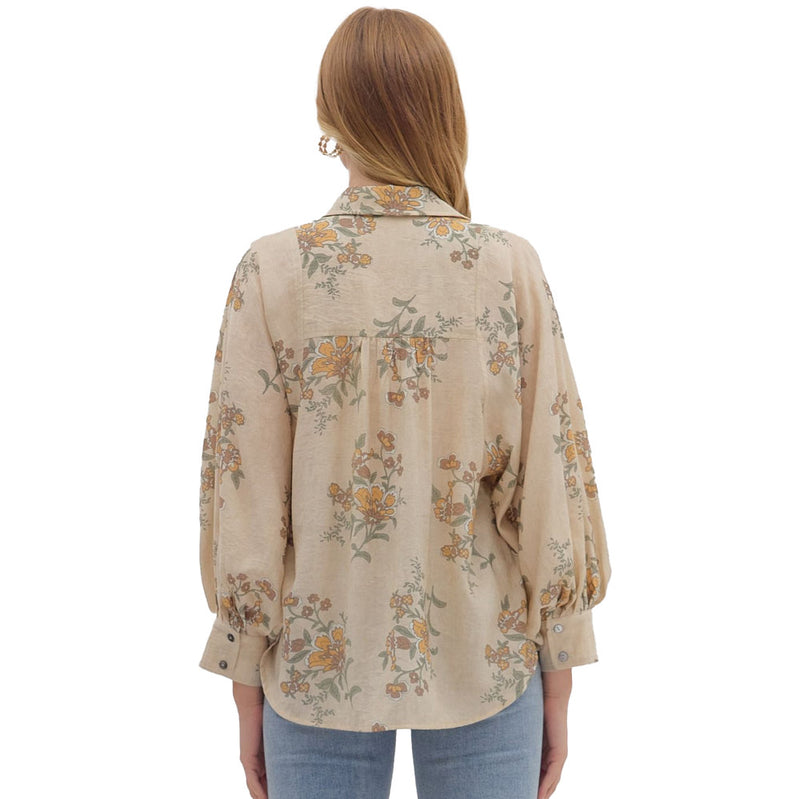 Entro Women's Ecru Top